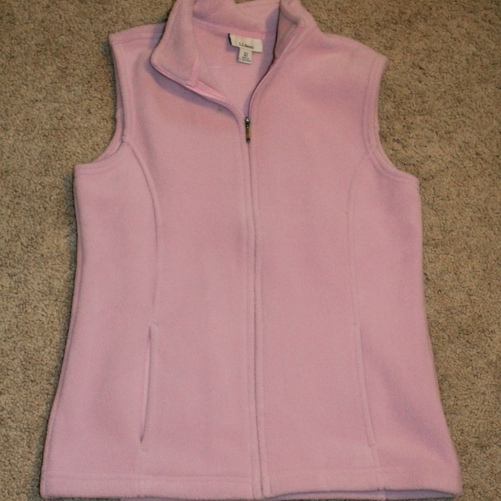 L.L. Bean pink vest